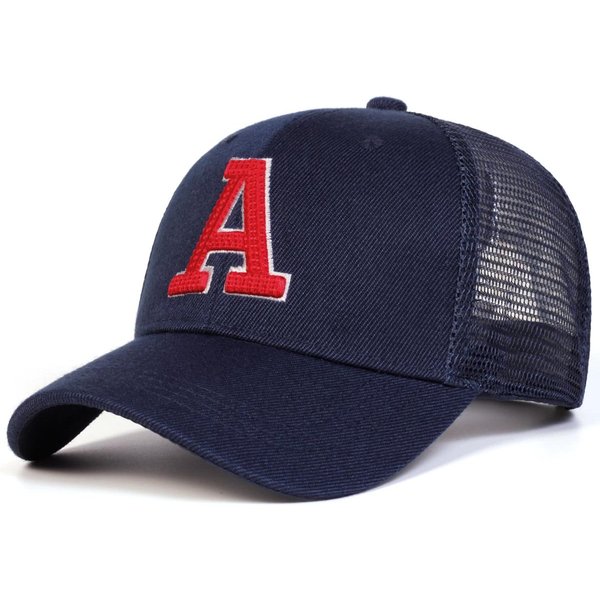 Unisex Czapki Z Siatki Baseballowe Z Haftem Litery Wiosna I Lato Outdoor Regulowane Codzienne Czapki Kapelusz Ochronny Przeciw SłOńCu Czapka Sportowa-image