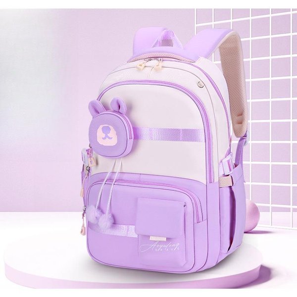 Mochila Escolar De Gran Capacidad, Respaldo Ultraligero Reductor De PresióN, Mochila Estilo Universitario, Mochila Infantil-image