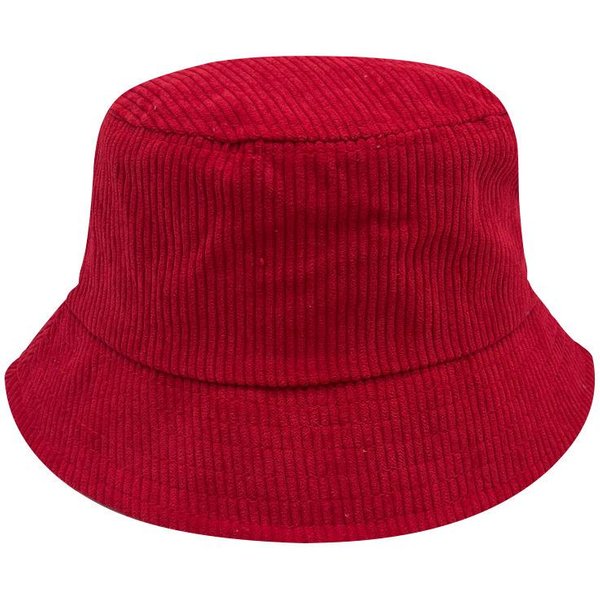 Sombrero De Pescador De Pana De Color SóLido De Un Solo Lado, Sombrero De Cuenca De Viento Retro Para Pareja, Sombrero CáLido Para El Sol M(56-58Cm) Brown-image