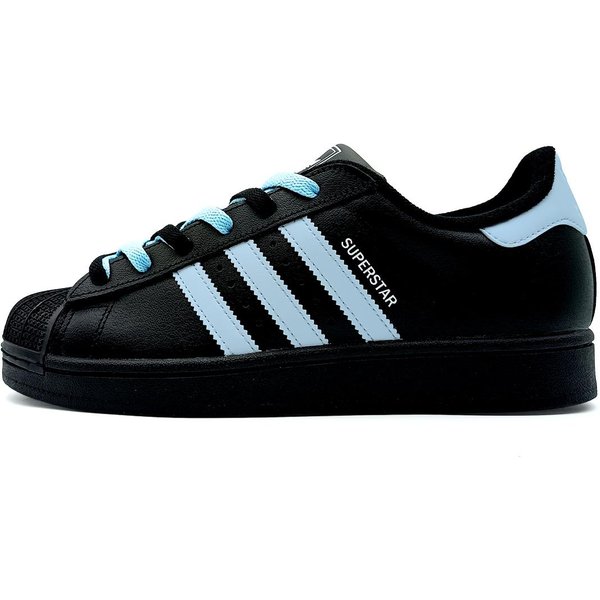 Adidas Originals Superstar 2 Niskie Buty Skateboardowe Damskie Czarne Niebieskie JI0079( Team927-) 38⅔ Black-image