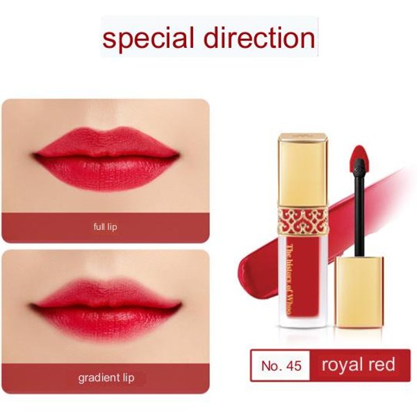 LA Historia DE whoo Gongjinhyang Mi Velvet Liquid Lip Rouge 6G (3 Colores) No.45 Royal Red Beige-image