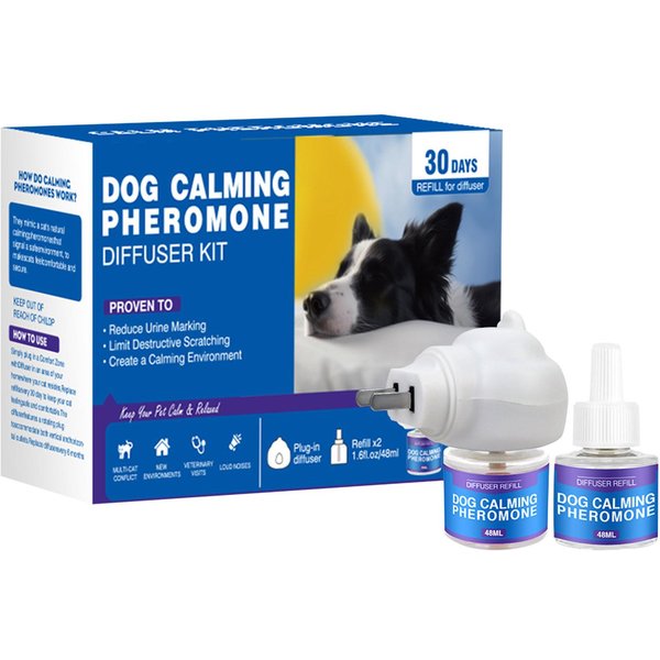 Kit Difusor Calmante 48/96Ml - Difusor Calmante De Feromonas Kit Difusor Para Ansiedad Y EstréS Con 1 Difusor + 2 Recargas Frasco De 48Ml - 60 DíAs One Size-image