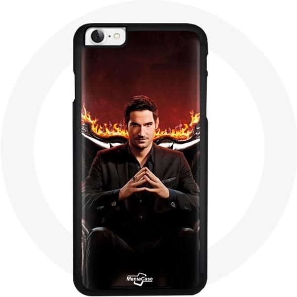 Funda De TeléFono - Lucifer - Iphone 7 - Flexible - ProteccióN Contra Golpes - Negro-image
