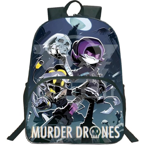Mochila Escolar Mochila Asesinato Drones Dibujos Animados NiñOs NiñAs Anime Rucksack Gran Capacidad Bolsas Escolares Mochilas De Viaje Estudiantes Mochila-image