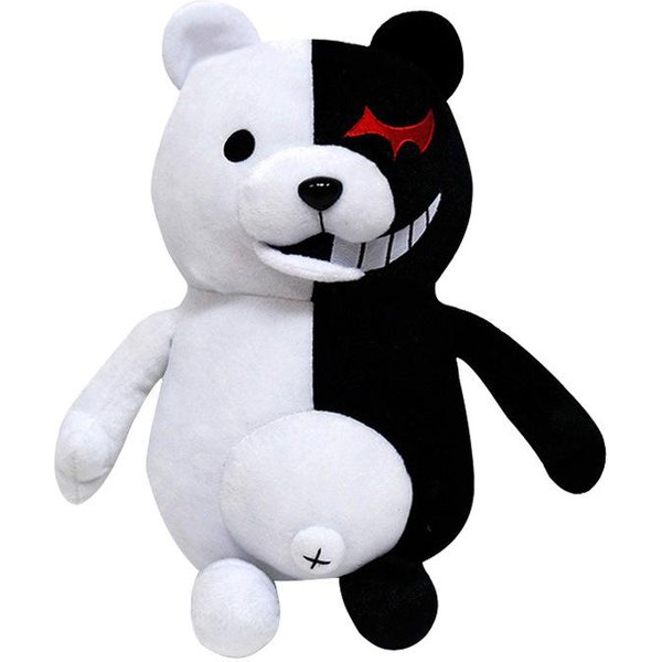 Dangan Ronpa Super Danganronpa 2 Monokuma Czarno-BiałY NiedźWiedź Pluszowa Lalka Zabawka MięKkie Pluszowe ZwierząTka Lalki Dzieci Prezent Na BożE Narodzenie-image