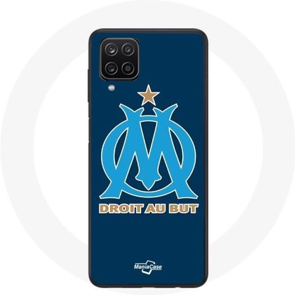 Funda - Maniacase - Samsung Galaxy A12 - Olympique De Marsella - Flexible - Azul Azul-image