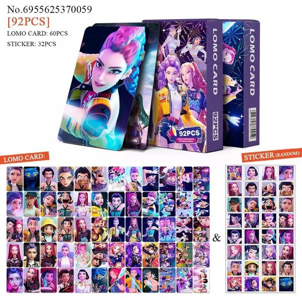 92/30 Szt. Kpop ŁOwcy DemonóW Karta Laserowa Anime Karty Kolekcjonerskie Dla ChłOpcóW DziewcząT Modne MałE Karty Lomo Dla FanóW Prezenty Urodzinowe-image
