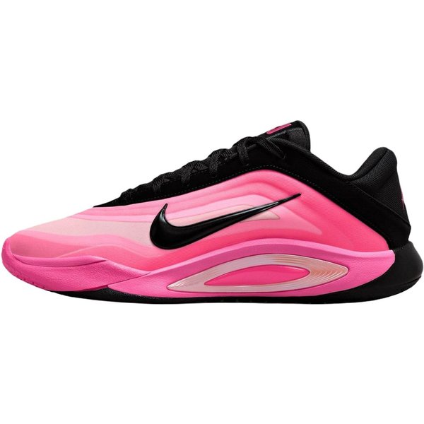 Zapatillas De Baloncesto Nike A'one Antideslizantes Resistentes A La AbrasióN CañA Baja Para Mujer Rosa Negro FZ8606-001 44-image