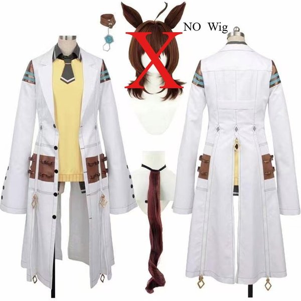 Uma Musume Pretty Derby Kostium Cosplay Agnes Tachyon Uniforma Tach-Nology Stroje Na Comic Con Konwent Anime Halloween M-image