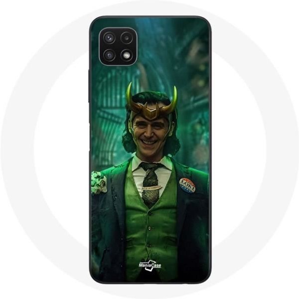 Funda - Maniacase - Samsung Galaxy A22 5G - Loki Thor Ragnarok - Flexible - Negro Negro-image