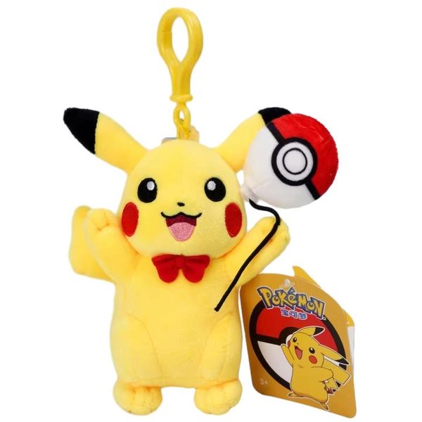 Pokemon Pikachu Mew Squirtle Charmander Peluche Kawaii Colgante Mochila Escolar Colgante Llavero MuñEco PequeñO Regalo De CumpleañOs-image