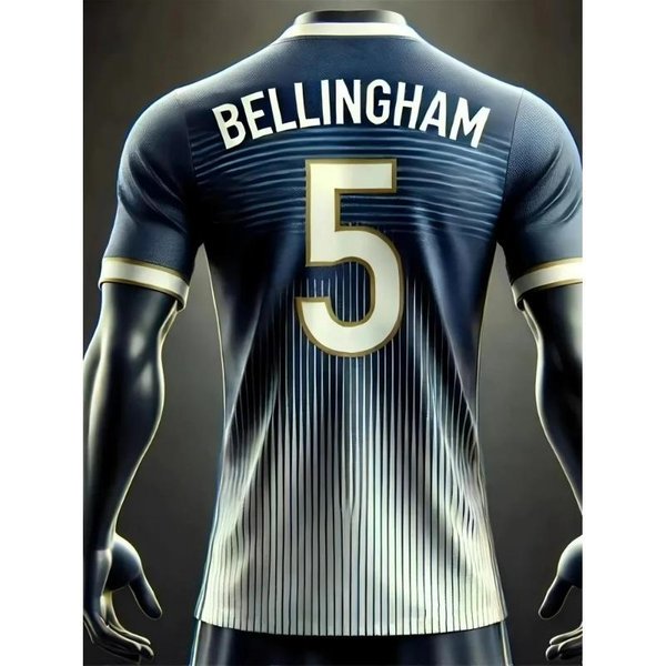 Nowa OkrąGłY Dekolt Bellingham #5 Koszulka Modna MęSka I Damska KróTki RęKaw OddychająCa SzybkoschnąCa Sportowa Koszulka M-image