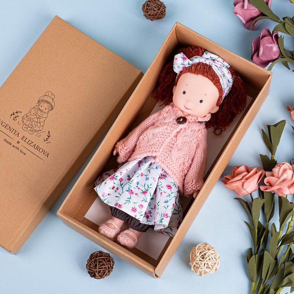 MuñEca Waldorf Nativa De Artista Peluche De Dibujos Animados Kawaii MuñEco De Peluche MuñEca Hecha A Mano Suave Y Linda Juguete Regalo Para NiñOs-image