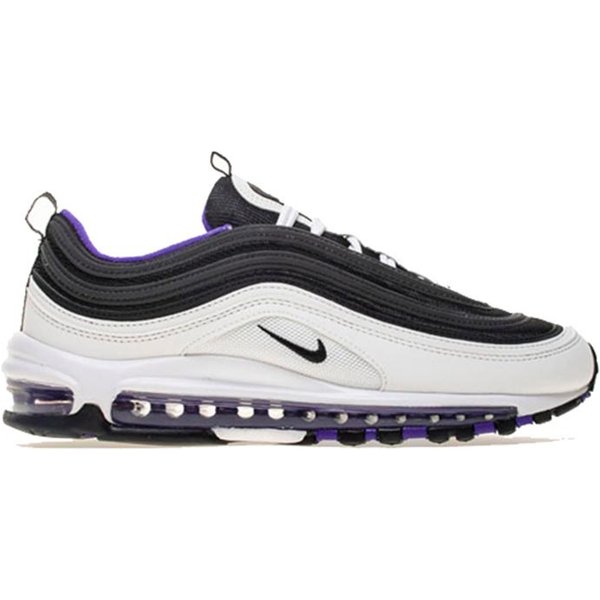 Nike Air Max 97 Blanco Negro Violeta Persa GS 921522-102 37.5-image