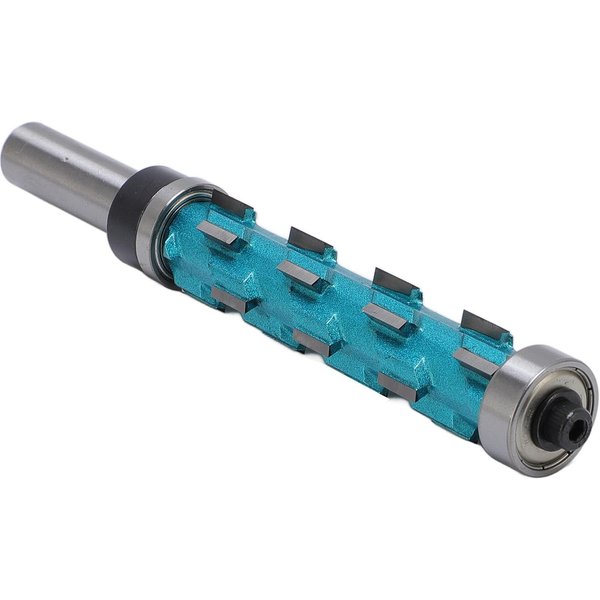 Broca De Fresadora Para Rebaje Al Ras VáStago De 12 Mm Doble Rodamiento Helicoidal 75 Mm Longitud De Corte CarpinteríA Recorte-image