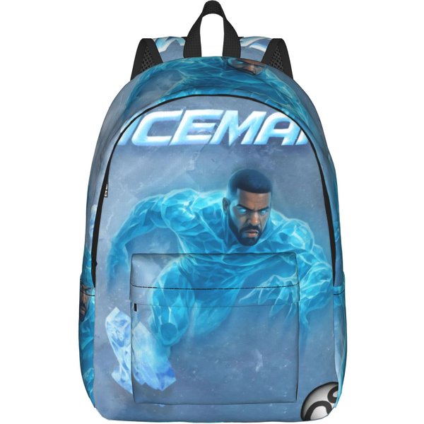 Drake Iceman ÁLbum 2026 Mochila CláSica Exterior Escuela Secundaria Negocios Mochila Diaria Para Hombres Mujeres Bolso De Hombro Para PortáTil 14 Inches-image