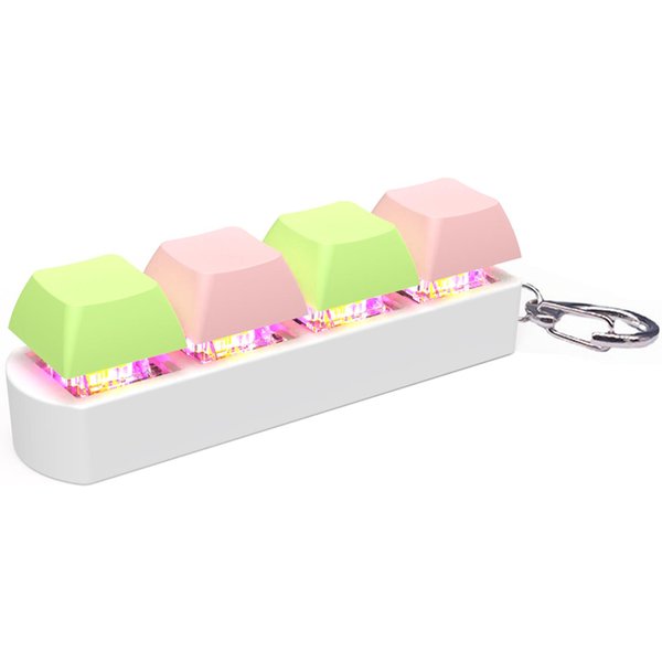 Klawiatura LED Klawiatura Zabawka Stres Relief DIY Fidget Przycisk Klawiatura Fidget Brelok Klawiatura Zabawki Klawiatura Palec Klawiatura Czapki Zabawka Prezent-image