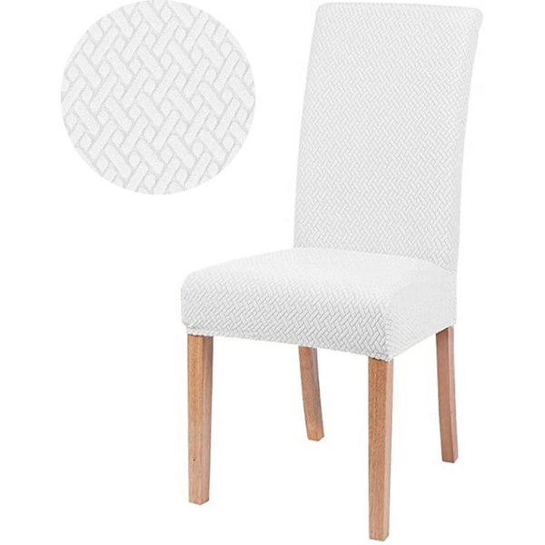 Funda Para Silla De Jacquard, Funda EláStica Para Silla De Comedor, Funda EláStica De Licra Para Silla De Cocina-image