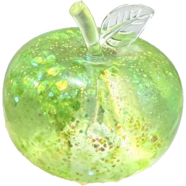 Zielone JabłKo Squishy Fidget Toy Powoli PodnosząCa Zabawka Do RozłAdowania Stresu Urocza Owocowa Zabawka Do ŚCiskania Prezent Idealna Dekoracja Biurka Dla Dzieci DorosłYch-image