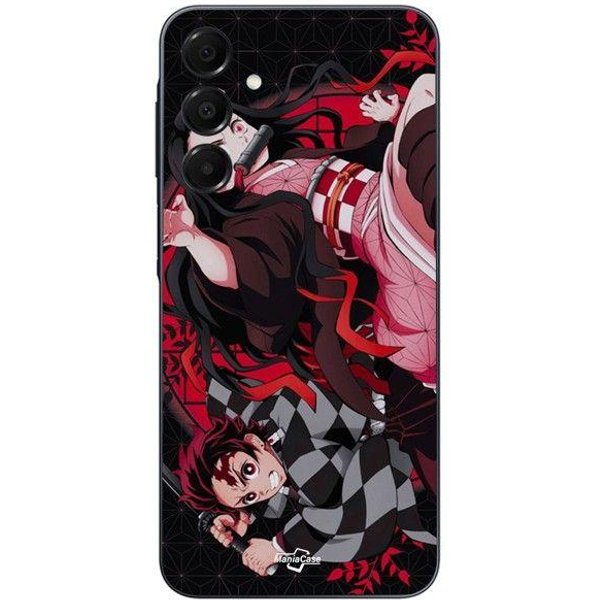 Funda - Maniacase - Samsung Galaxy A16 - Silicona - Negro - Demon Slayer Negro-image