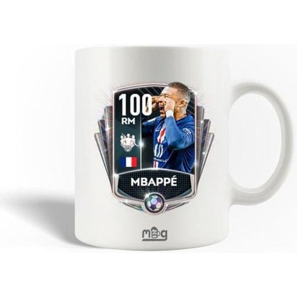 Kubek Ceramiczny Kylian Mbappé Football Paris Saint Germain Psg-image