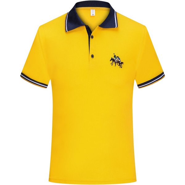 8XL MęSka Koszulka Polo Letnia Modna Koszulka Osobowość Uprawa Koszulka Z KróTkim RęKawem KołNierz łąCzenie Koszulki Polo Casual Koszulka Sportowa Z KróTkim RęKawem 6XL Blue-image