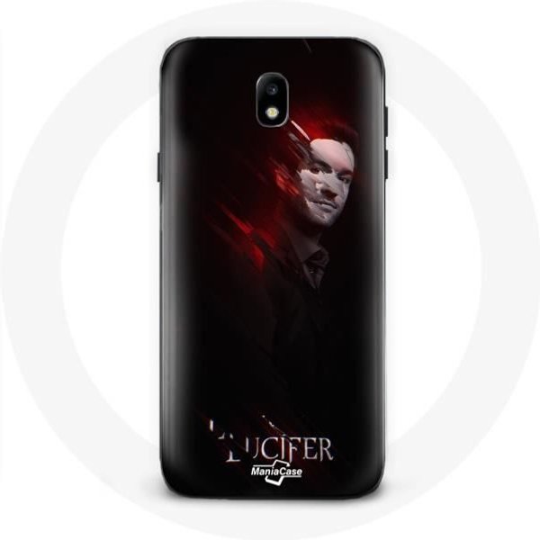 Funda - Samsung - Galaxy J3 2017 - Lucifer - Flexible - ProteccióN SintéTica Negro-image