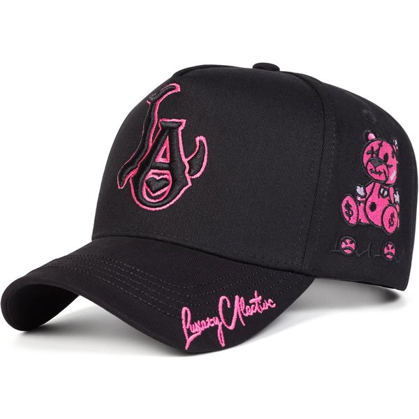 Unisex La Love Haftowane Czapki Baseballowe Wiosna Jesień Outdoor Regulowane Codzienne Czapki Czapka PrzeciwsłOneczna Czapka Sportowa-image