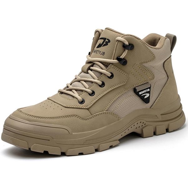 Zapatos De Trabajo Con Punta De Acero, Zapatos De Seguridad Deportivos Para Hombres, Botas De Trabajo, Botas De Seguridad Transpirables A Prueba De Perforaciones, Zapatos De Soldador Protectores Para Hombres 45-image