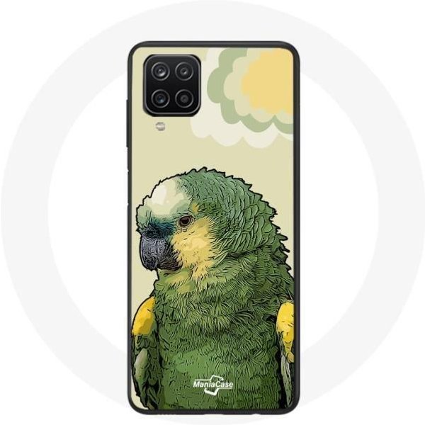 Funda - Amazone - Samsung Galaxy A12 - Flexible - Verde - Loros Verde-image
