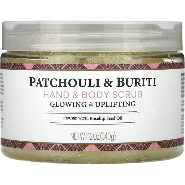 Nubian Heritage, Peeling Do RąK I CiałA, Paczula I Burici, 12 Oz (340 GramóW) Gray-image
