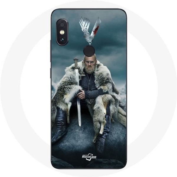 Funda - Xiaomi - Redmi Note 5 Pro - Flexible - Gris - Vikings Ragnar Lothbrok Gris-image