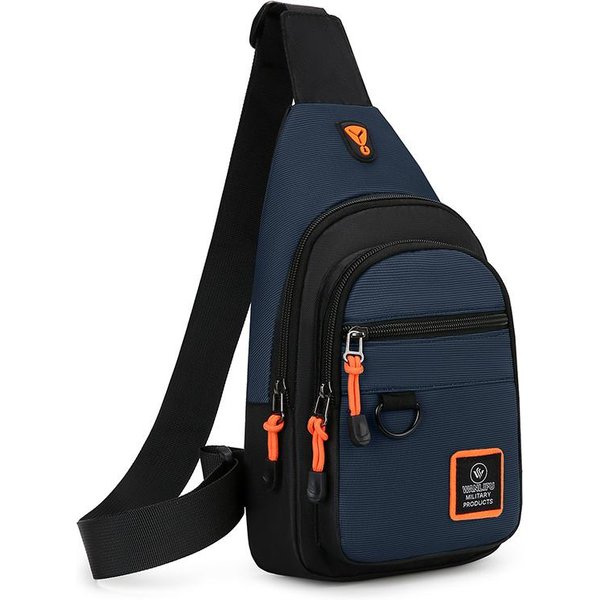 Bolso De Pecho Para Hombre A La Moda, Bolso De Mano Ligero De Tela Oxford, Bolso De Hombro Tipo Bandolera, RiñOnera Informal Elegante Para Hombre, Bolso De Pecho Para Hombre 18Cmx30Cmx6Cm-image