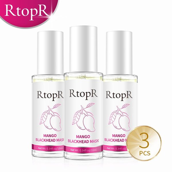 Rtopr UsuwająCa ZaskóRniki Maska Na Nos PoróW Pasek Czarna Maska Peeling Leczenie TrąDziku GłęBoko OczyszczająCa Maska Kontrola Oleju PielęGnacja SkóRy 3Pcs-image