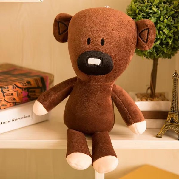 Gracioso SeñOr. Osito De Peluche De Frijol Juguetes De Peluche Personajes De PelíCula De Dibujos Animados De Comedia Animales Lindos MuñEcos De Peluche Mini Almohada Suave Regalos De CumpleañOs Brown-image