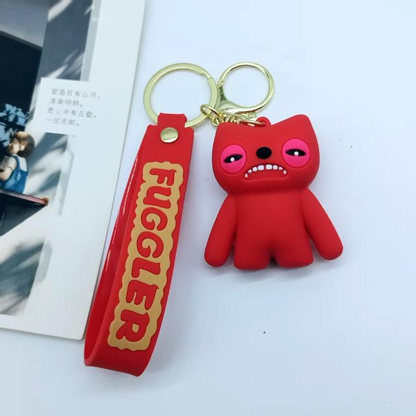 Nowy Fuggler Uroczy PotwóR Z ZęBami Breloczek Seria PotworóW Z ZęBami Lalka Funk Tooth Skarb MałA Lalka Kawaii Urocze Spersonalizowane Prezenty Red-image