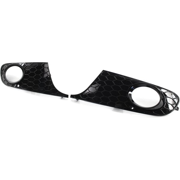Przedni Zderzak Kratka OsłOna ŚWiatłA Przeciwmgielnego Zamiennik Dla Vw Golf 6 MK6 Nie Gti 2009 2013 Oem 5K0853665 5K0853666 Czarny-image
