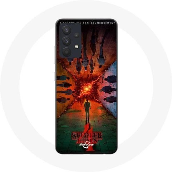 Funda Para Samsung Galaxy A13 5G Stranger Things Temporada 4 PóSter Crews Of The New Theory-image