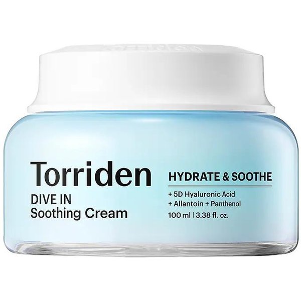 Crema Calmante Torriden Dive-In Con áCido HialuróNico De Bajo Peso Molecular 100 Ml HidratacióN Profunda Y Cuidado De La Barrera Hidratante-image