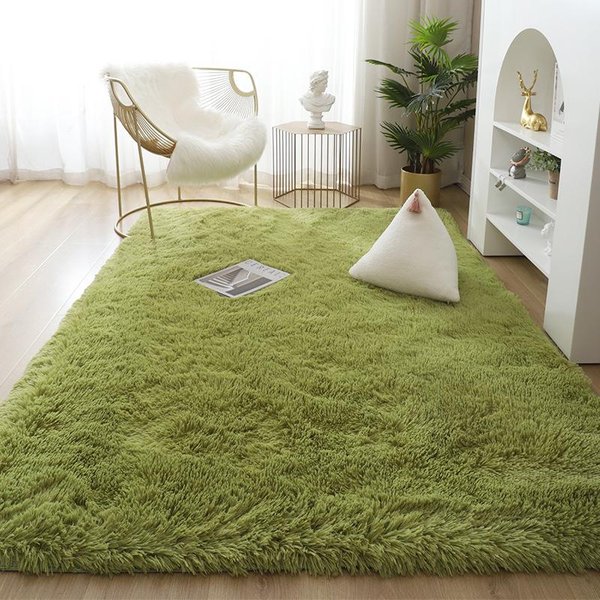 MięKki Puszysty Dywan RóżOwy żółTy BiałY Wielobarwny Dywanik Dekoracja Sypialnia Dziewczyna DużY Dywan Pluszowy Na Mata Do Salonu Shaggy 50X80Cm-image