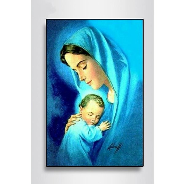 Pintura De Diamantes ReligióN, Bordado Completo De Diamantes, Imagen De Icono, Diamantes De ImitacióN, Punto De Cruz, DecoracióN Del Hogar 20X30CM-image