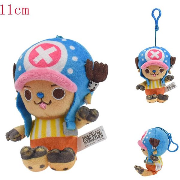 20CM Pluszowe Zabawki Tony Chopper ONE Piece Monkey D Luffy Piraci Ze SłOmianego Kapelusza Znak MięKkie Pluszowe Lalki Prezent Urodzinowy Gray-image