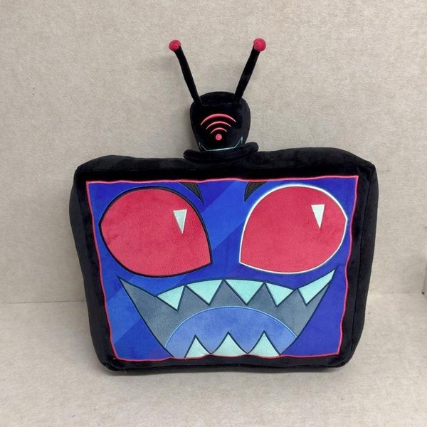 45 Cm Anime Hazbin Vox Vincent Pluszowa Lalka Poduszka Zabawka Hotel Vox Urocze MięKkie Poduszki Lalki Akcesoria Dekoracja Pokoju Pluszowa Poduszka-image