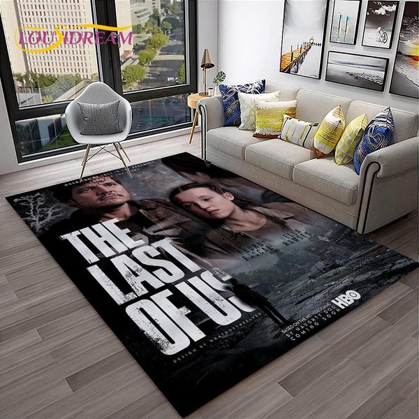 The Last Of Us Gra Horror Pedro TV Dywanik Dywan Do Domu Salon Sypialnia Sofa Wycieraczka Dekor, Dywanik Dla Dzieci AntypośLizgowa Mata PodłOgowa 40X60Cm-image