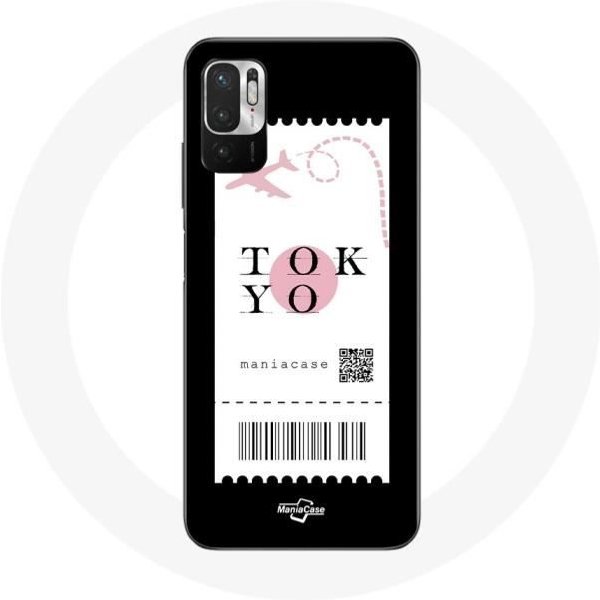 Funda Para Xiaomi Poco M3 Pro Billete De AvióN Tokio JapóN-image