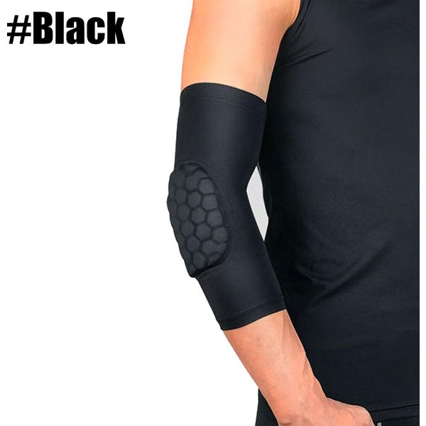 1 Coderas Para NiñOs Y JóVenes, Mangas De CompresióN De Panal, Protectores Deportivos Para FúTbol, Voleibol Y Ciclismo. YM Negro-image