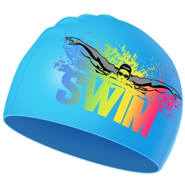 Gorro De NatacióN Gorros De Silicona Impermeables EláSticos Ligeros CóModos Gorros De BañO Para Cabello Largo Corto-image