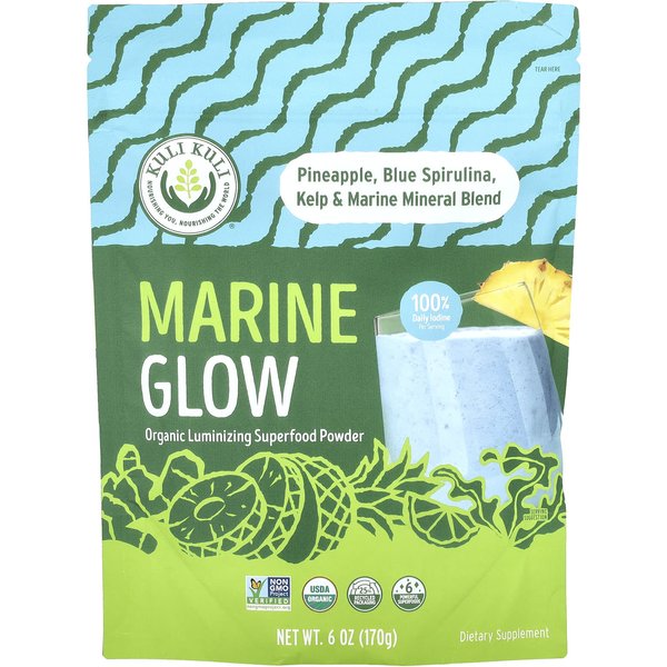 Kuli Kuli, Marine Glow, Organic Luminizing Superfood Powder, 6 Oz (170 G)-image