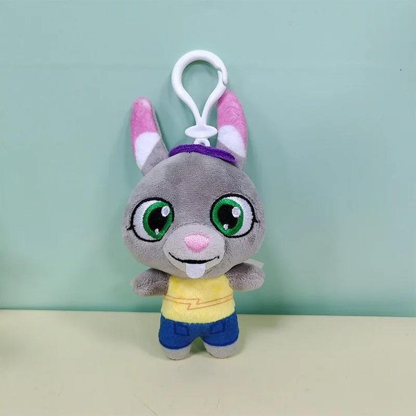 Gato Tom Hablador Familia MuñEco De Peluche Lindo Colgante Llavero Juguete De Regalo 10Cm-image
