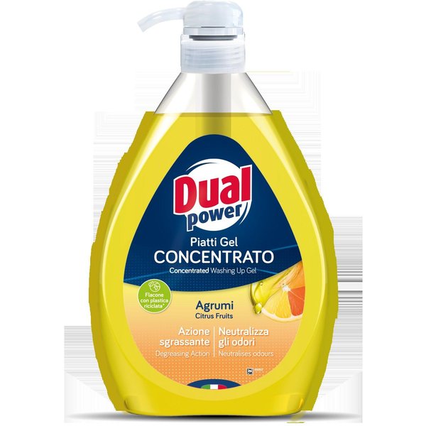 Dual Power Detergente Para Lavavajillas Frutas CíTricas 1L-image